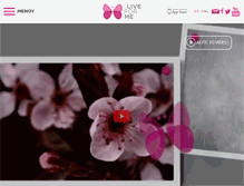 Tablet Screenshot of iliveforme.org